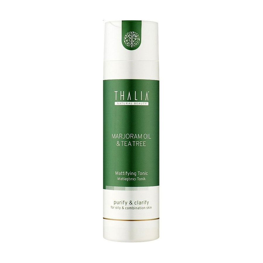 Матувальний тонік для обличчя Thalia Marjoram Oil &amp; Tea Tree Mattifying Tonic з майораном та чайним деревом, 200 мл